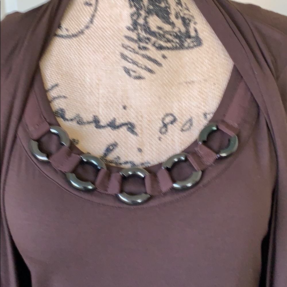 NWT: August Silk Combo top very nice. Excellent condition!